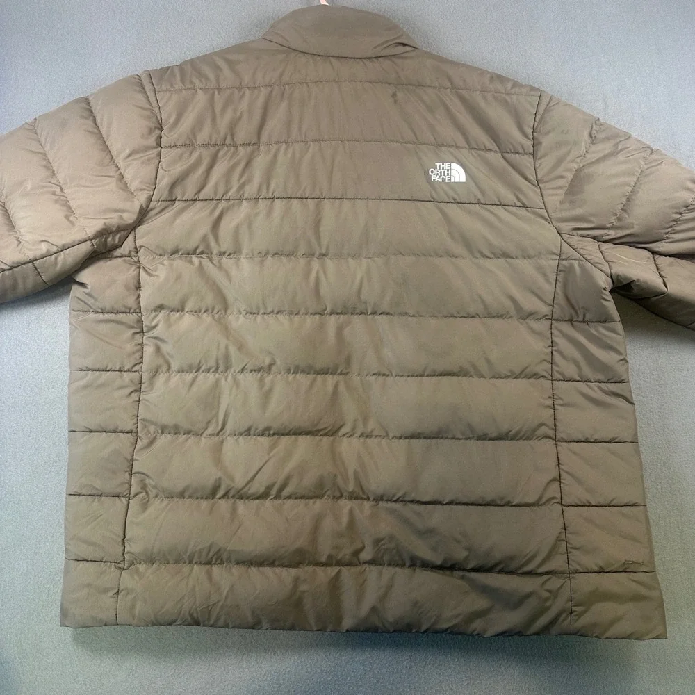The North Face Mens Aconcagua 3 Down Puffer Jacket Taupe Green XXL NF0A84HZ